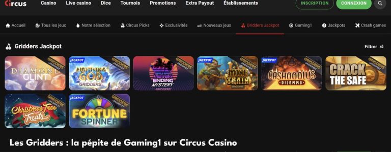 Circus Casino Jackpots
