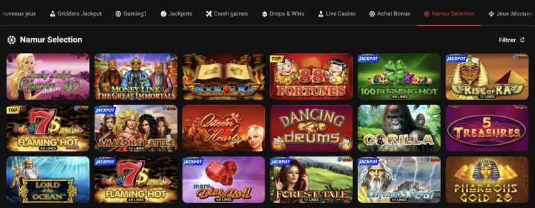 Circus Casino Namur Selection