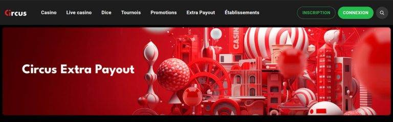 Circus Casino programme fidélité