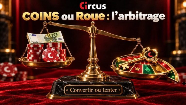 Circus Casino coins roue